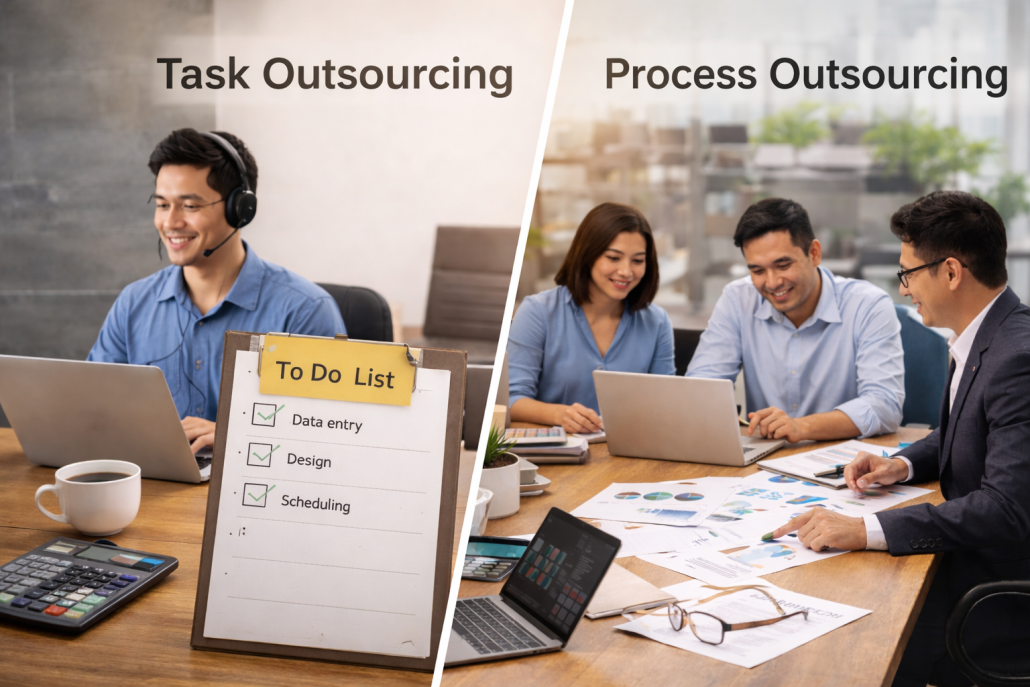 Process Outsourcing vs. Task Outsourcing